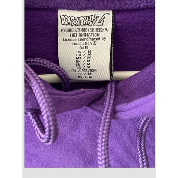 Dragon Ball Z Anime Graphic Pullover Hoodie Sweatshirt Unisex Size Medium - Picture 4 of 8